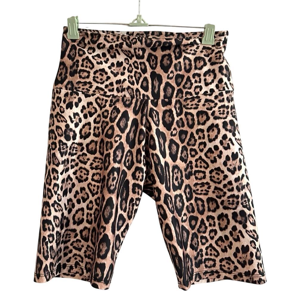 ONZIE Leopard Animal Print High Waist Leggings Yoga - Sz S/M
